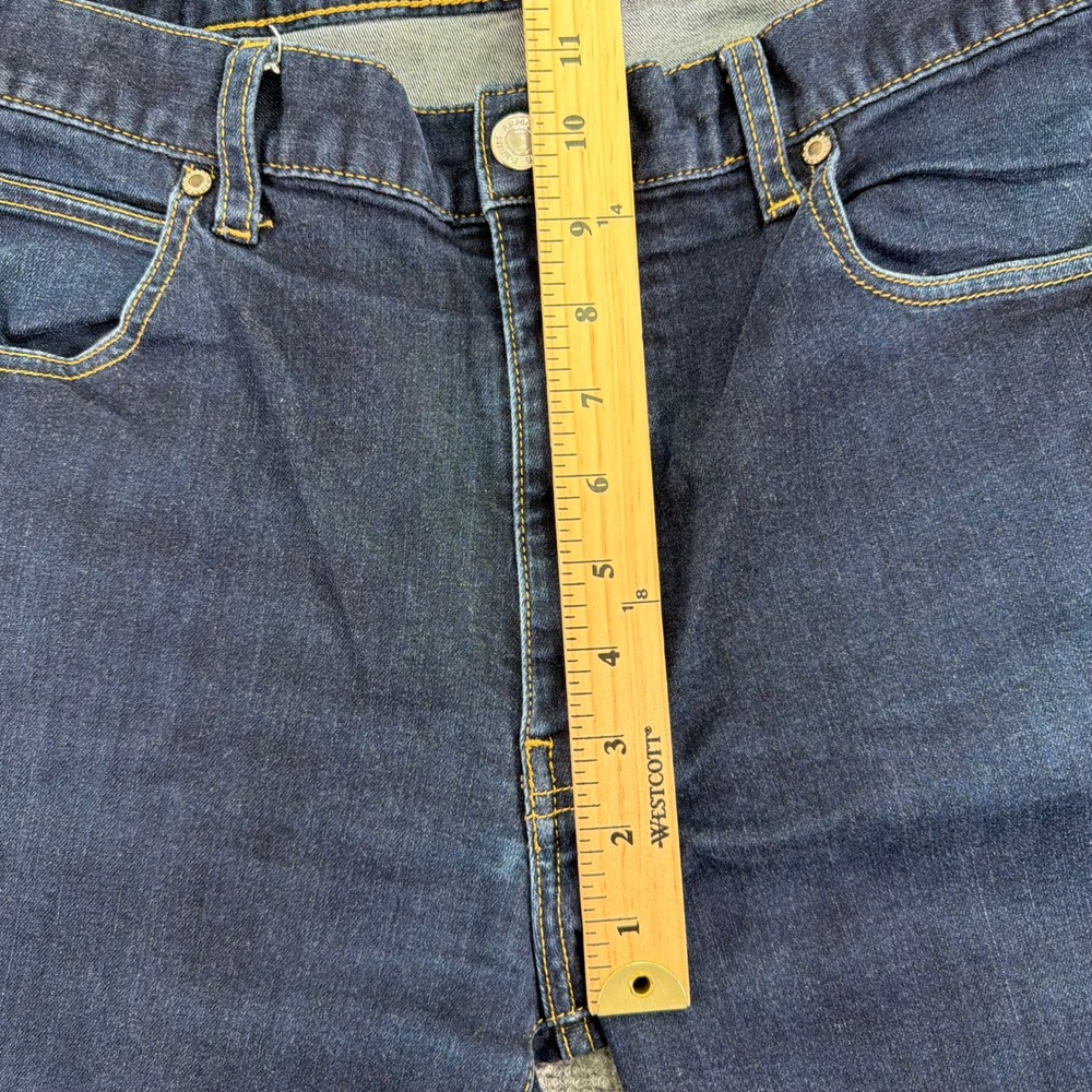 Armani Jeans Mens 38 (Fits 37x28.5) Blue J31 Regular Straight Leg Eagle - Picture 10 of 16